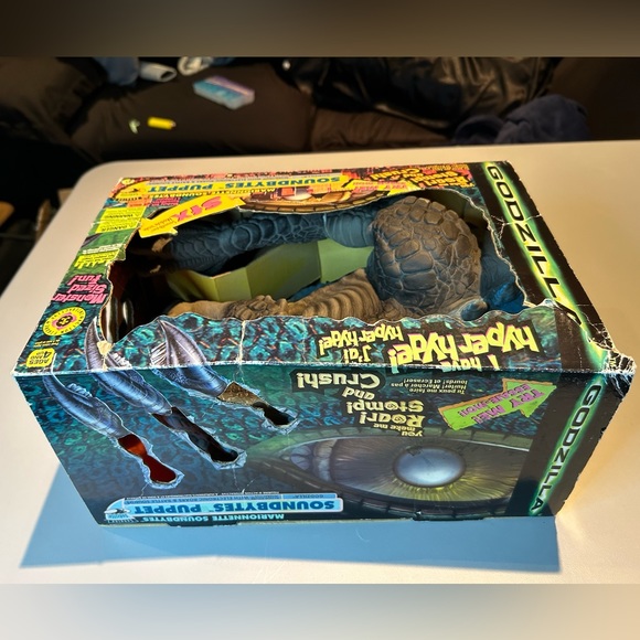 GODZILLA HAND PUPPET SOUNDBYTES Vintage Toy 1998 Figure Japan - Picture 6 of 14